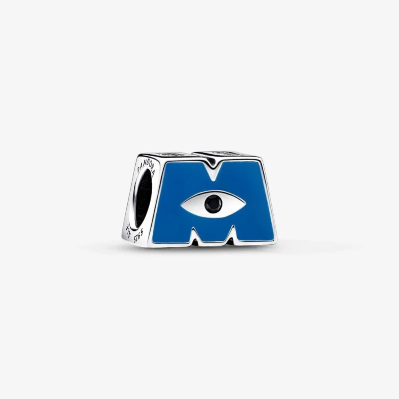 (image for) Pandora Disney Pixar Monsters Inc Logo Charm - 792753C01 - Product Image