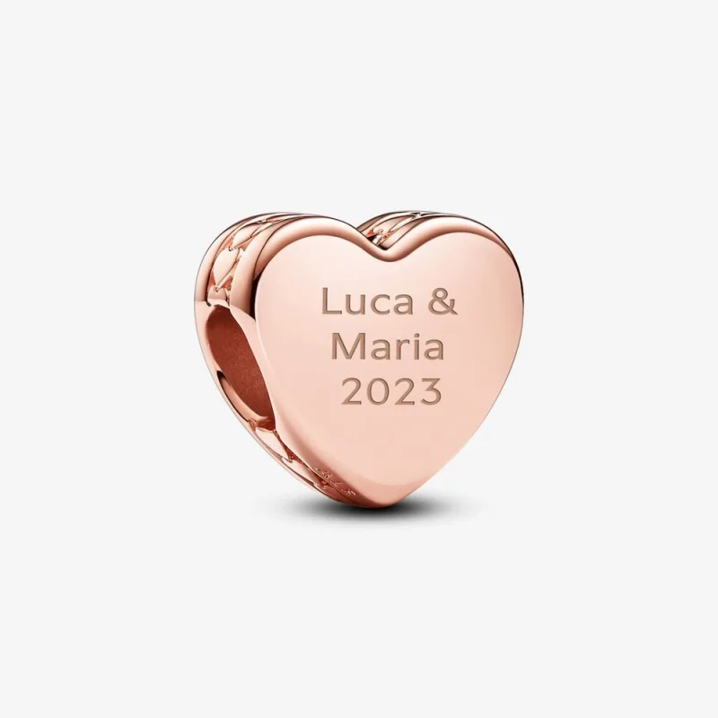 (image for) Pandora Engravable Heart Charm - 782015C00 - Product Image