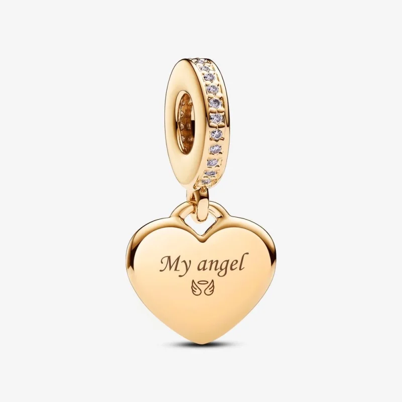 (image for) Pandora Engravable Heart Tag Dangle Charm - 768761C01 - Product Image
