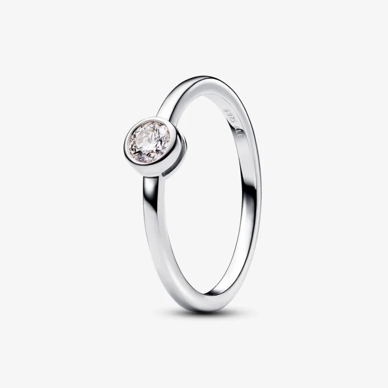 (image for) Pandora Era Lab-grown Diamond Bezel Ring 0.25 carat tw Sterling Silver - 192900C01 - Product Image