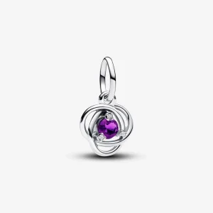 (image for) Pandora February Purple Eternity Circle Dangle Charm - 793125C02