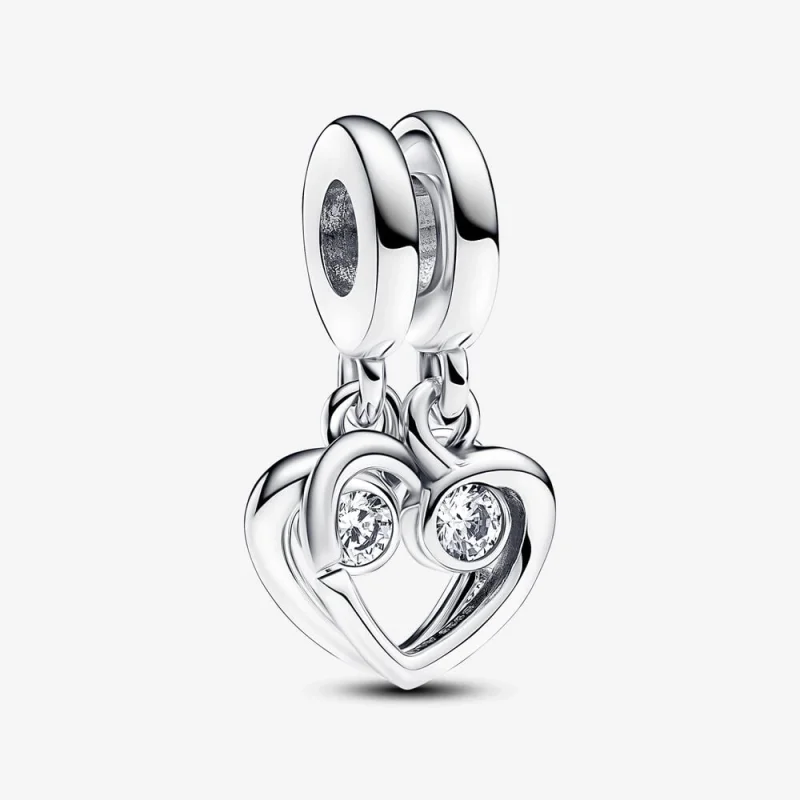 (image for) Pandora Forever & Always Splittable Dangle Charm - 793232C01 - Product Image