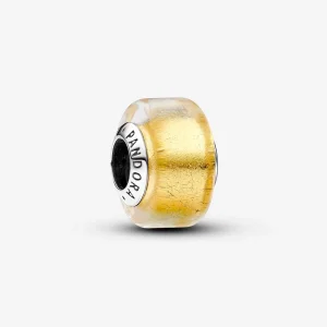 (image for) Pandora Golden Mini Murano Glass Charm - 793353C00