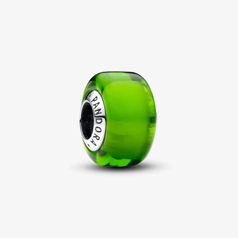 (image for) Pandora Green Mini Murano Glass Charm - 793106C00 - Product Image