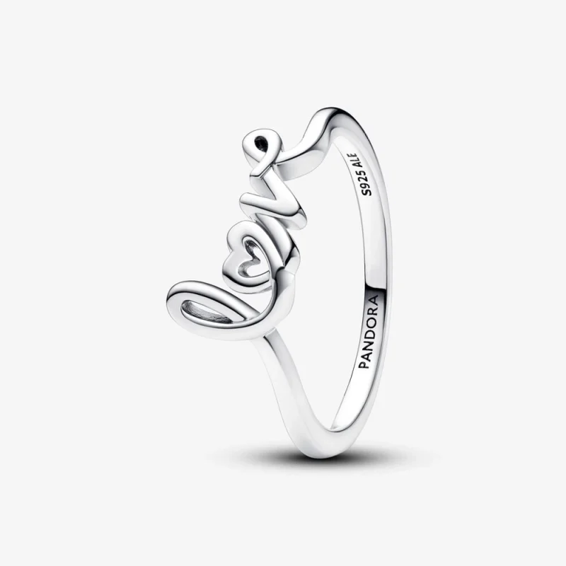 (image for) Pandora Handwritten Love Ring - 193058C00 - Product Image