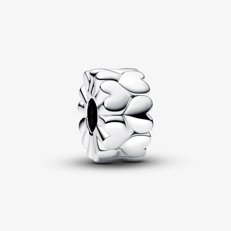 (image for) Pandora Heart Pattern Clip Charm - 792828C00 - Product Image