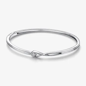 (image for) Pandora Infinite Lab-grown Diamond Bangle 0.15 carat tw Sterling Silver - 592065C01