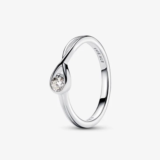 (image for) Pandora Infinite Lab-grown Diamond Ring 0.15 carat tw Sterling Silver - 199441C01