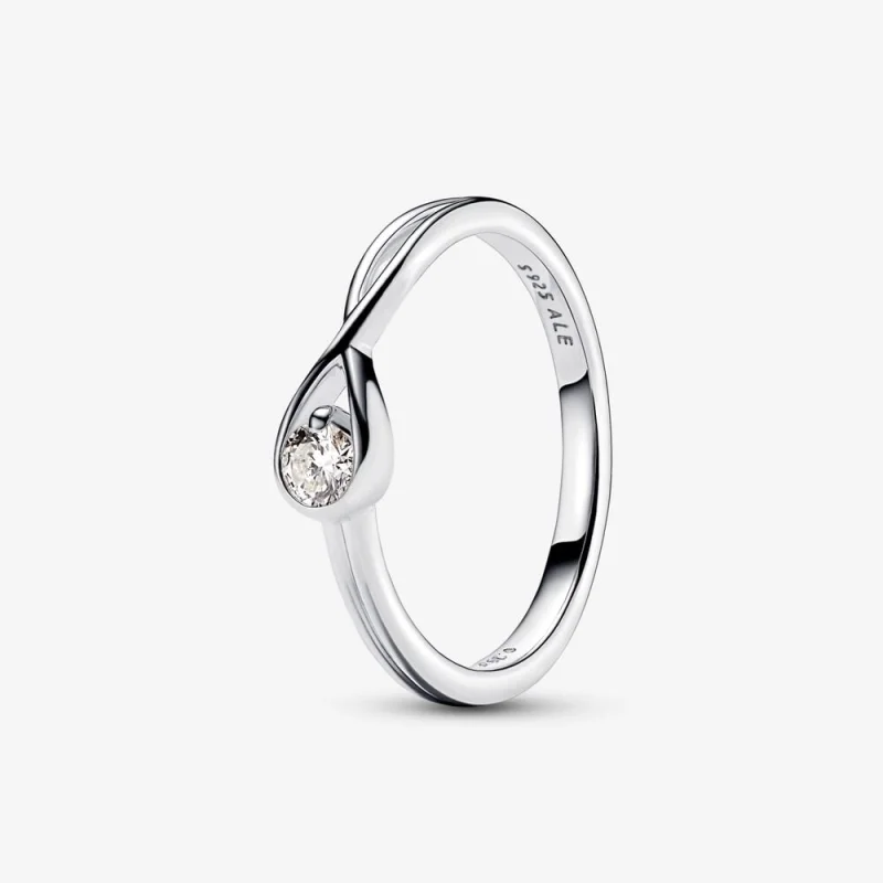 (image for) Pandora Infinite Lab-grown Diamond Ring 0.15 carat tw Sterling Silver - 199441C01 - Product Image