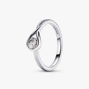 (image for) Pandora Infinite Lab-grown Diamond Ring 0.25 carat tw Sterling Silver - 199442C01