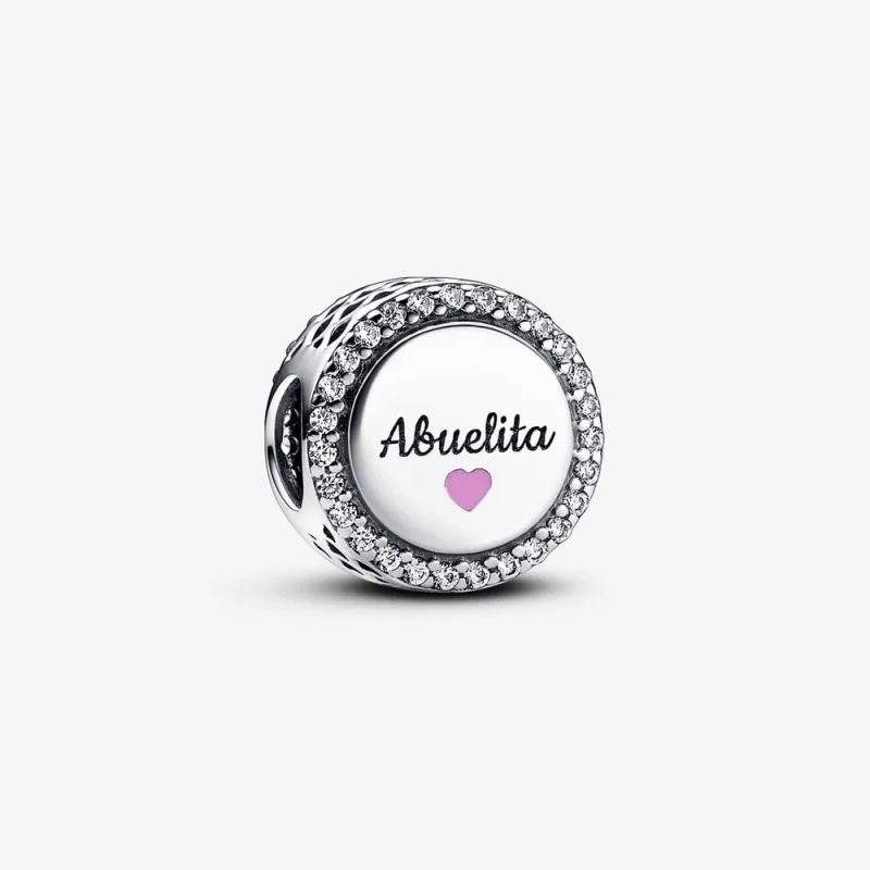 (image for) Pandora Love Abuelita Engravable Charm - 792016CZ_E054 - Product Image