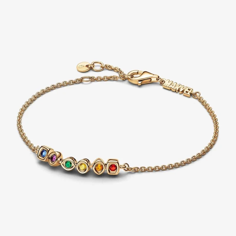 (image for) Pandora Marvel The Avengers Infinity Stones Chain Bracelet - 562960C01 - Product Image