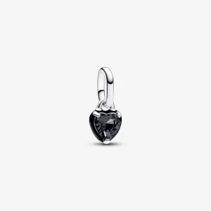 (image for) Pandora ME Black Chakra Heart Mini Dangle Charm - 793042C01