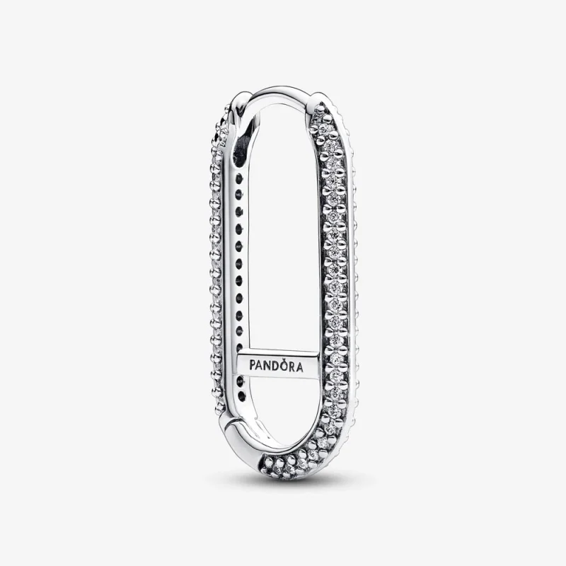 (image for) Pandora ME Extended Pavé Link Single Earring - 292796C01 - Product Image
