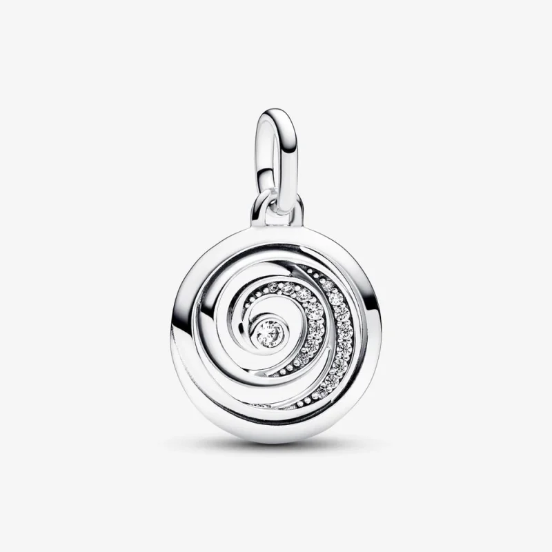 (image for) Pandora ME Gratitude Spiral Medallion Charm - 793046C01 - Product Image