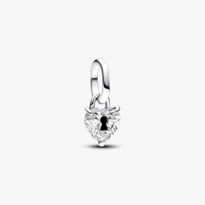 (image for) Pandora ME Keyhole Heart Mini Dangle Charm - 793086C01
