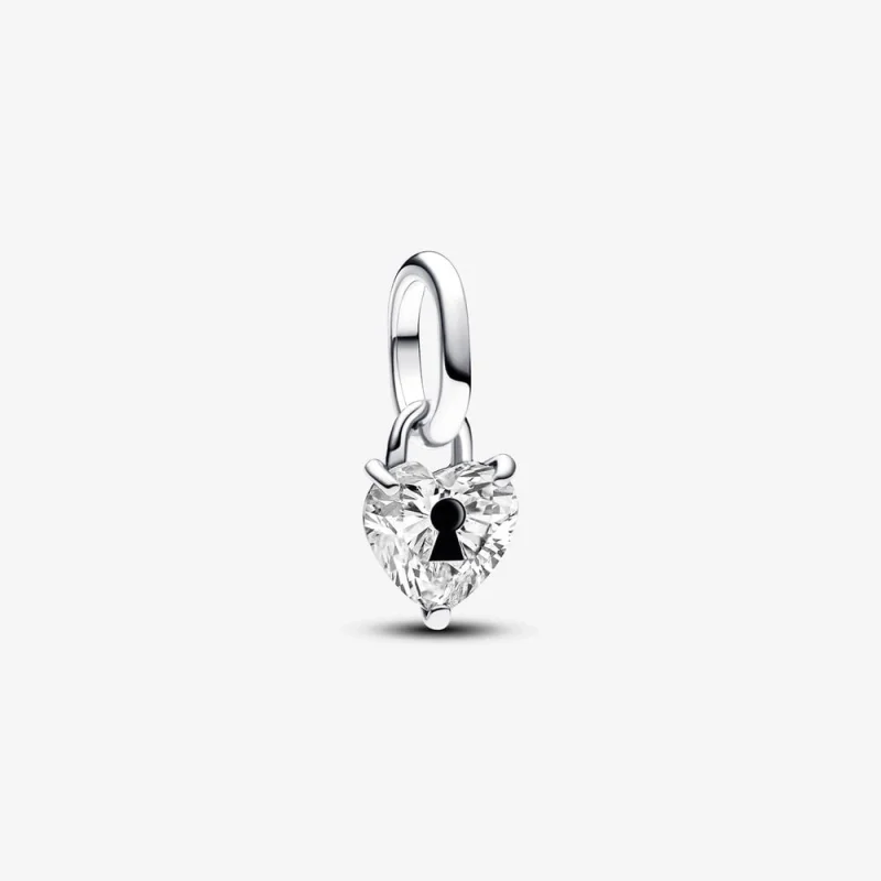 (image for) Pandora ME Keyhole Heart Mini Dangle Charm - 793086C01 - Product Image