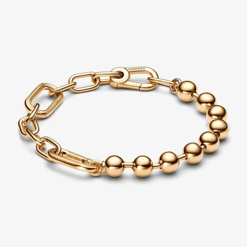 (image for) Pandora ME Metal Bead & Link Chain Bracelet - 562793C00 - Product Image