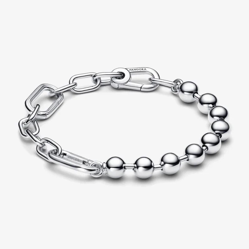 (image for) Pandora ME Metal Bead & Link Chain Bracelet - 592793C00 - Product Image