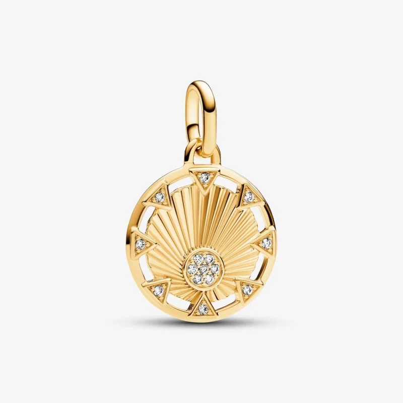 (image for) Pandora ME Power of the Light Sun Medallion Dangle Charm - 763039C01 - Product Image