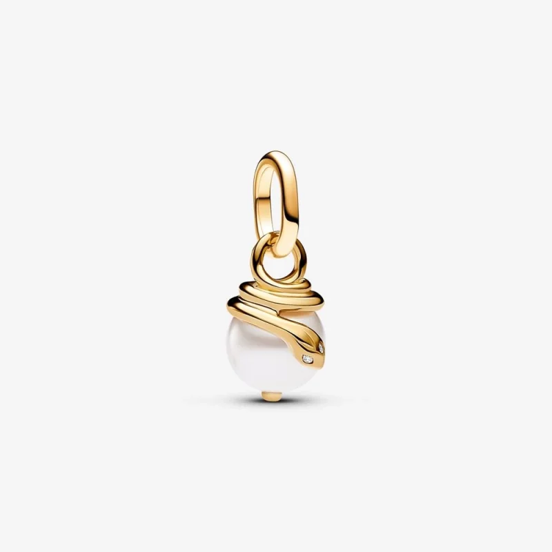 (image for) Pandora ME Snake Pearlescent Mini Dangle Charm - 763375C01 - Product Image