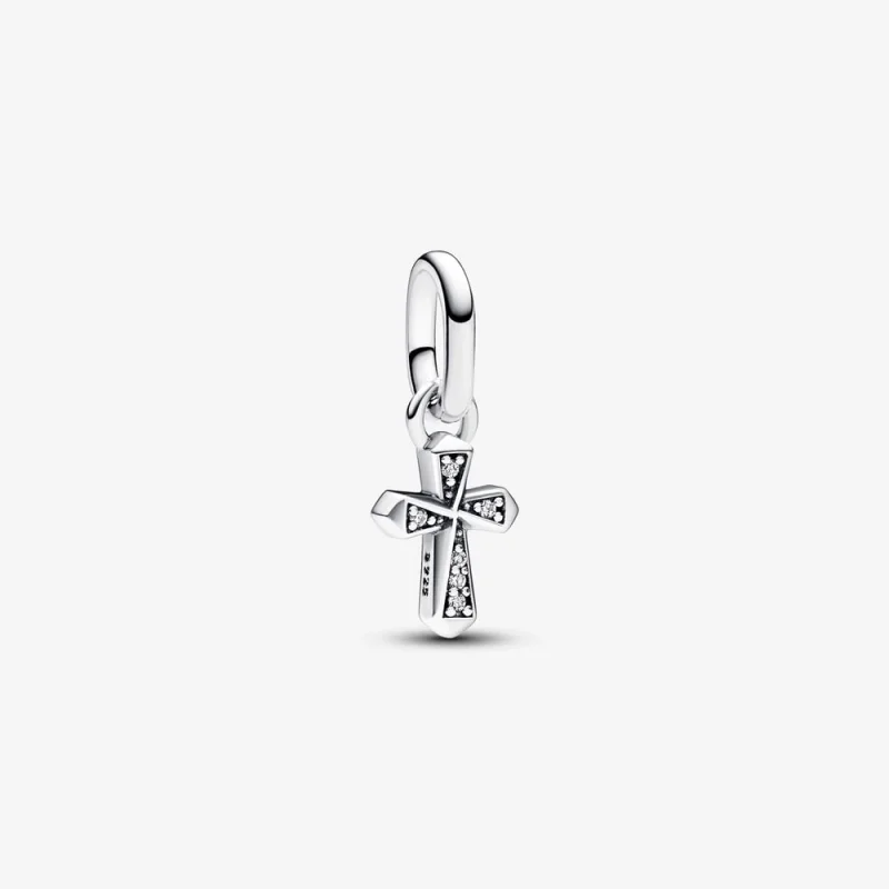 (image for) Pandora ME Sparkling Cross Mini Dangle Charm - 793044C01 - Product Image