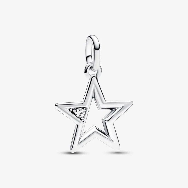 (image for) Pandora ME Sparkling Star Medallion Dangle Charm - 793032C01 - Product Image