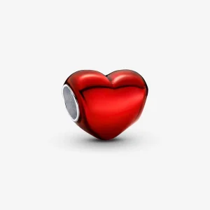 (image for) Pandora Metallic Red Heart Charm - 793337C02