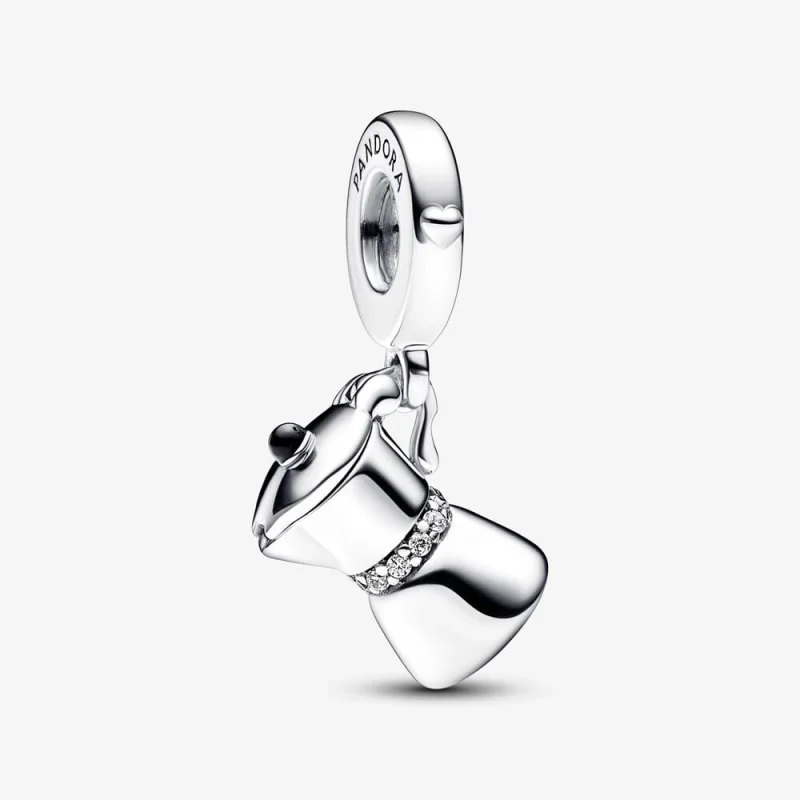 (image for) Pandora Moka Pot Dangle Charm - 792679C01 - Product Image