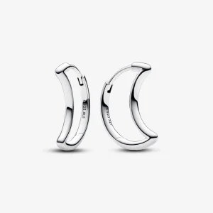 (image for) Pandora Moon Hoop Earrings - 292989C00