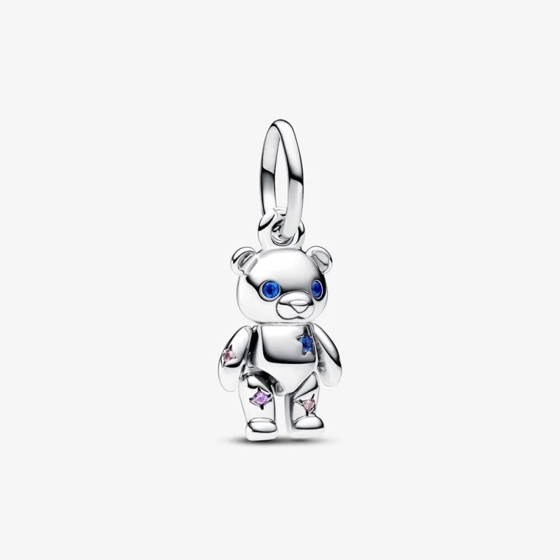 (image for) Pandora Movable Teddy Bear Dangle Charm - 792986C01 - Product Image