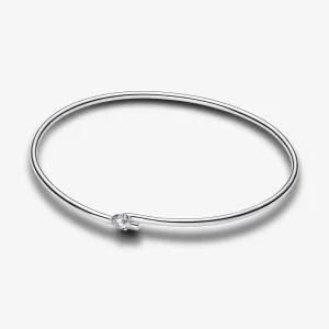 (image for) Pandora Nova Lab-grown Diamond Open Bangle 0.25 carat tw Sterling Silver - 593220C01