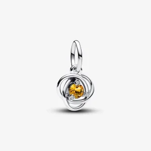(image for) Pandora November Honey Eternity Circle Dangle Charm - 793125C11