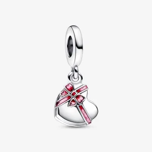 (image for) Pandora Openable Heart Chocolate Gift Box Dangle Charm - 792587C01