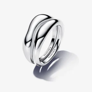 (image for) Pandora Organically Shaped Stacking Rings - 193264C00