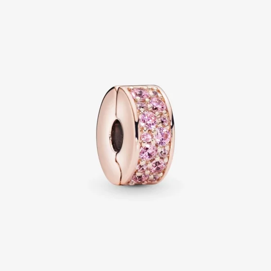 (image for) Pandora Pink Pavé Clip Charm - 781817PCZ