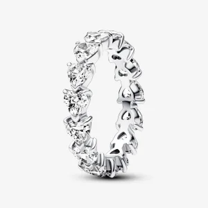 (image for) Pandora Row of Hearts Eternity Ring - 193103C01