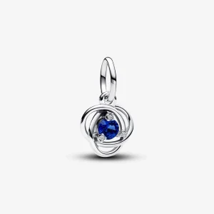 (image for) Pandora September Blue Eternity Circle Dangle Charm - 793125C09