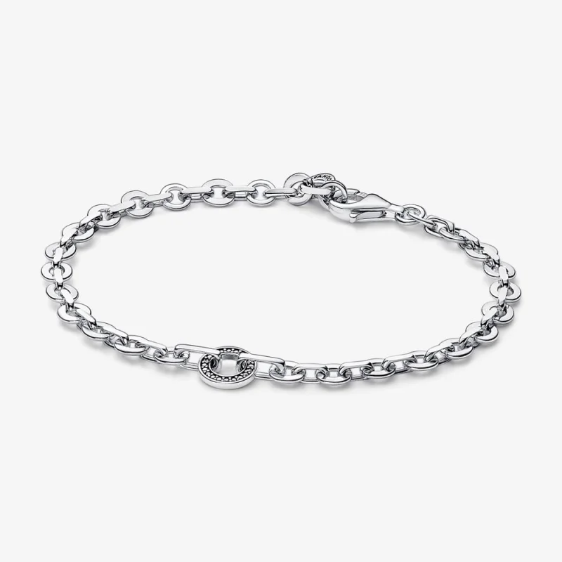 (image for) Pandora Signature Pavé Bold Chain Bracelet - 592777C01 - Product Image