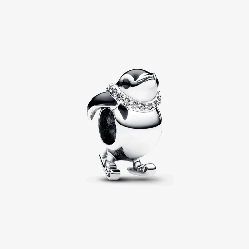 (image for) Pandora Skiing Penguin Charm - 792988C01 - Product Image