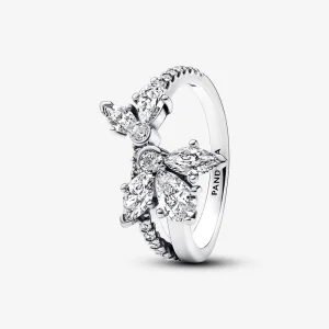 (image for) Pandora Sparkling Asymmetrical Herbarium Cluster Ring - 193023C01