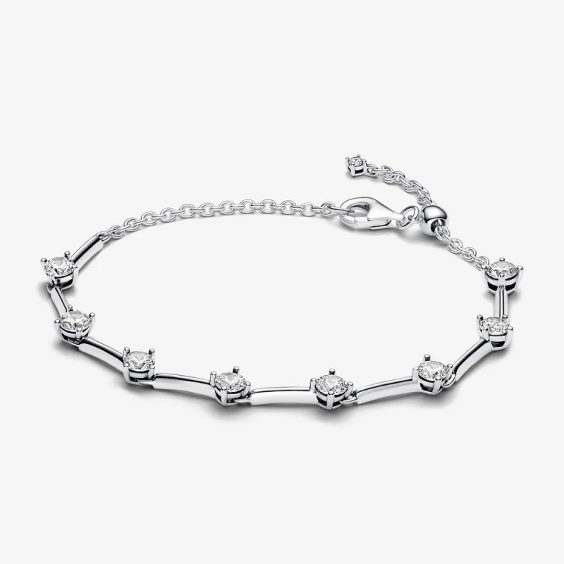 (image for) Pandora Sparkling Bars Bracelet - 593009C01 - Product Image