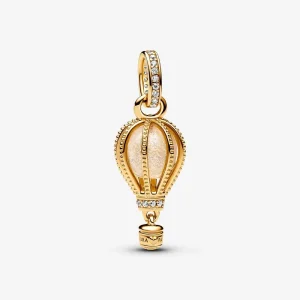 (image for) Pandora Sparkling Clear Hot Air Balloon Dangle Charm - 769434C01