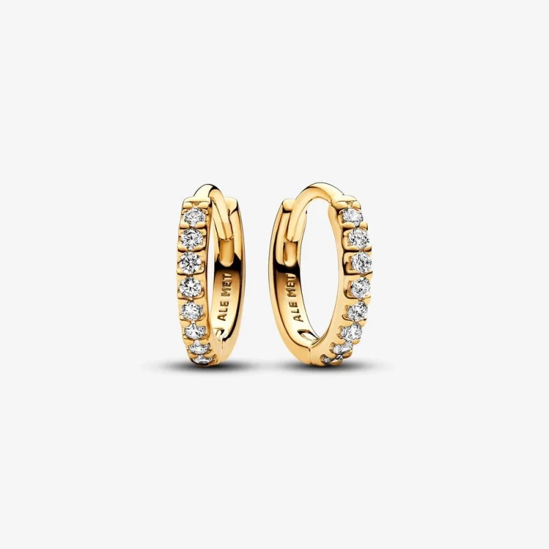 (image for) Pandora Sparkling Huggie Hoop Earrings - 263015C01 - Product Image