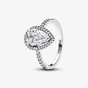 (image for) Pandora Sparkling Pear Halo Ring - 193012C01