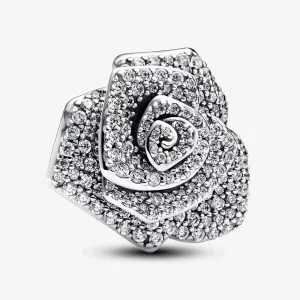 (image for) Pandora Sparkling Rose in Bloom Oversized Charm - 793245C01