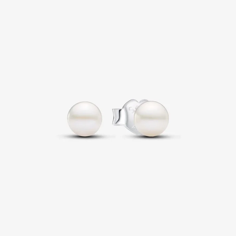 (image for) Pandora Treated Freshwater Cultured Pearl 4.5mm Stud Earrings - 293168C01 - Product Image