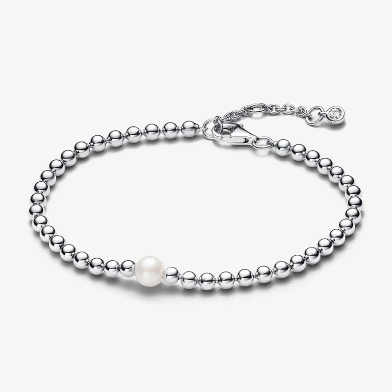 (image for) Pandora Treated Freshwater Cultured Pearl & Beads Bracelet - 593173C01 - Product Image