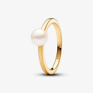 (image for) Pandora Treated Freshwater Cultured Pearl Ring - 163157C01