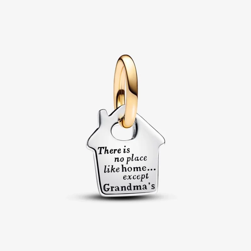 (image for) Pandora Two-tone Grandma's House Dangle Charm - 763205C00 - Product Image